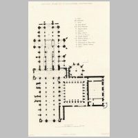 Ground Plan,1836 Cathedral floorplan, engraved by B.Winkles after a drawing by Benjamin Baud (Wikipedia).jpg